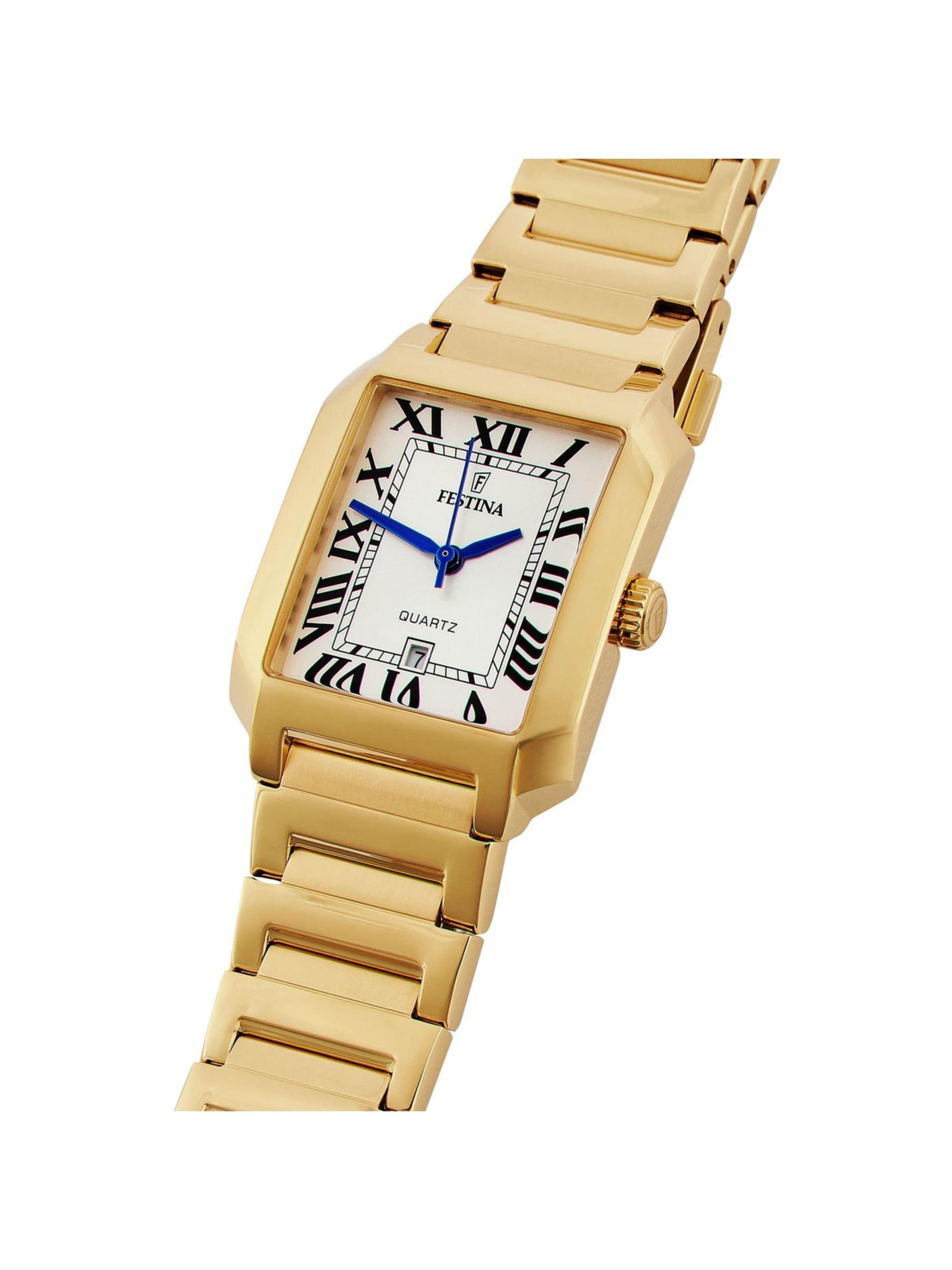 Montre à affichage analogique 'Festina - Watch On The Square - Quartz watch movement - Watch case width: 33 mm' FESTINA en argent