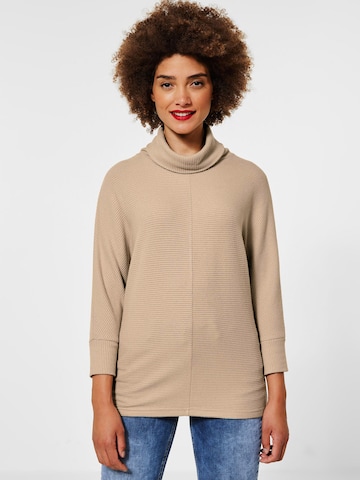 STREET ONE Sweater in Beige: front