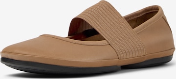 Ballerines à lanières ' Right Nina ' CAMPER en beige : devant