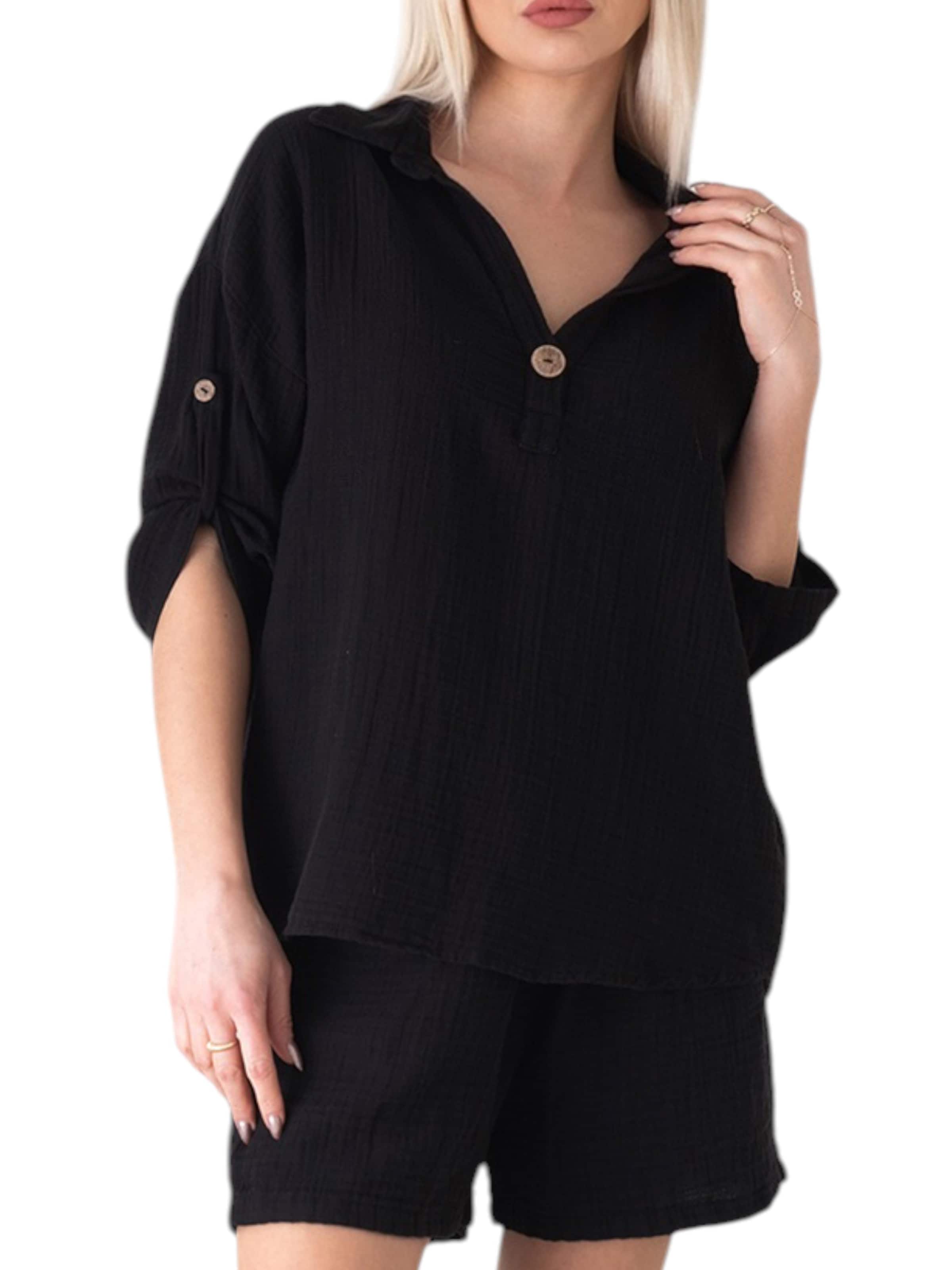 Chemisier 'LINARA' WENOR en noir