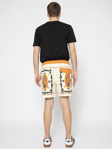 Brixton Baggy Hose 'Voyager Short 16 Multi'‌‌‌‌ in Beige