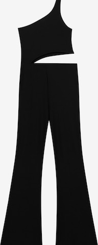 Pull&Bear Jumpsuit in Zwart: voorkant