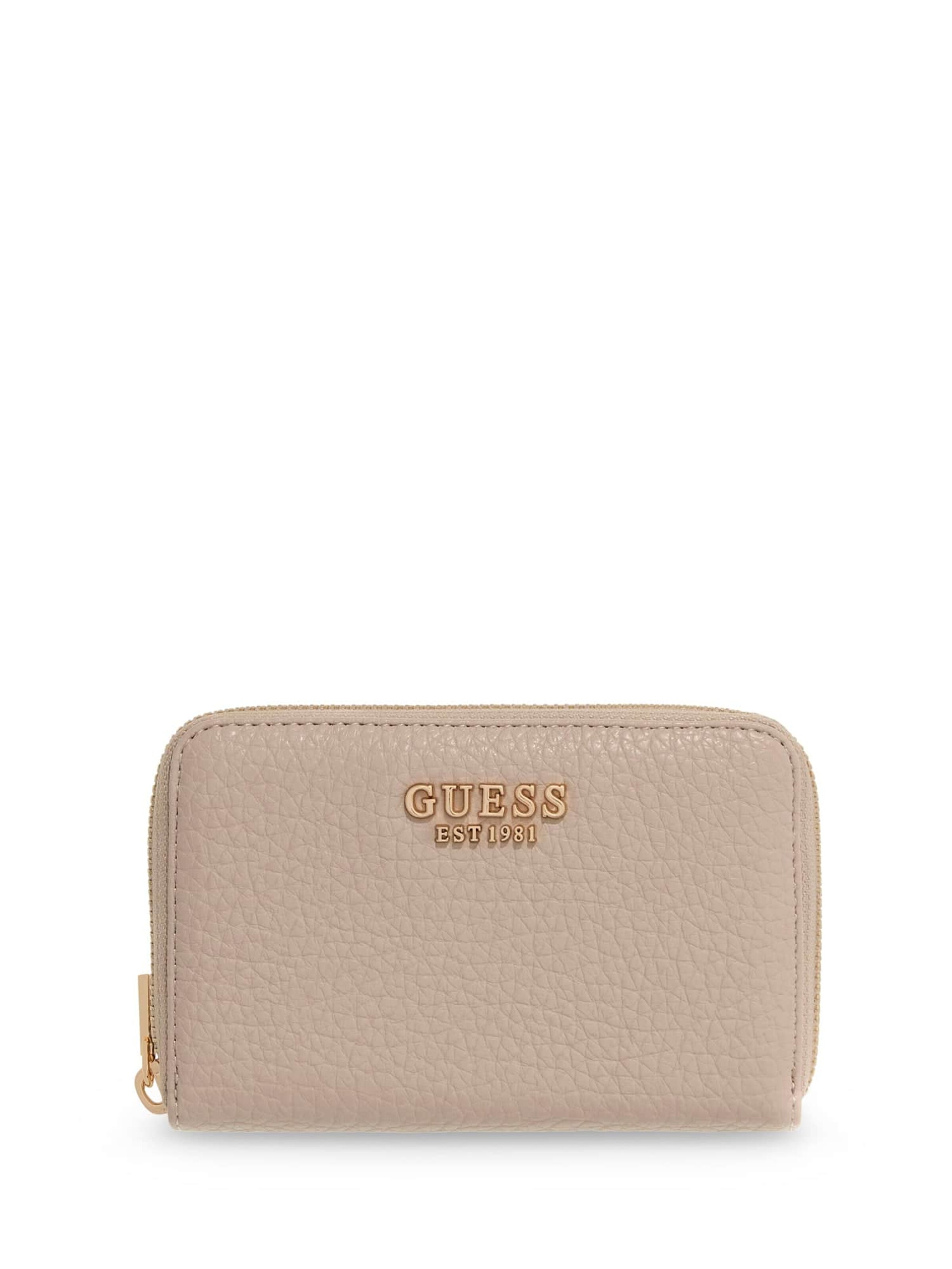 GUESS Wallet 'Melinda' in Beige: front