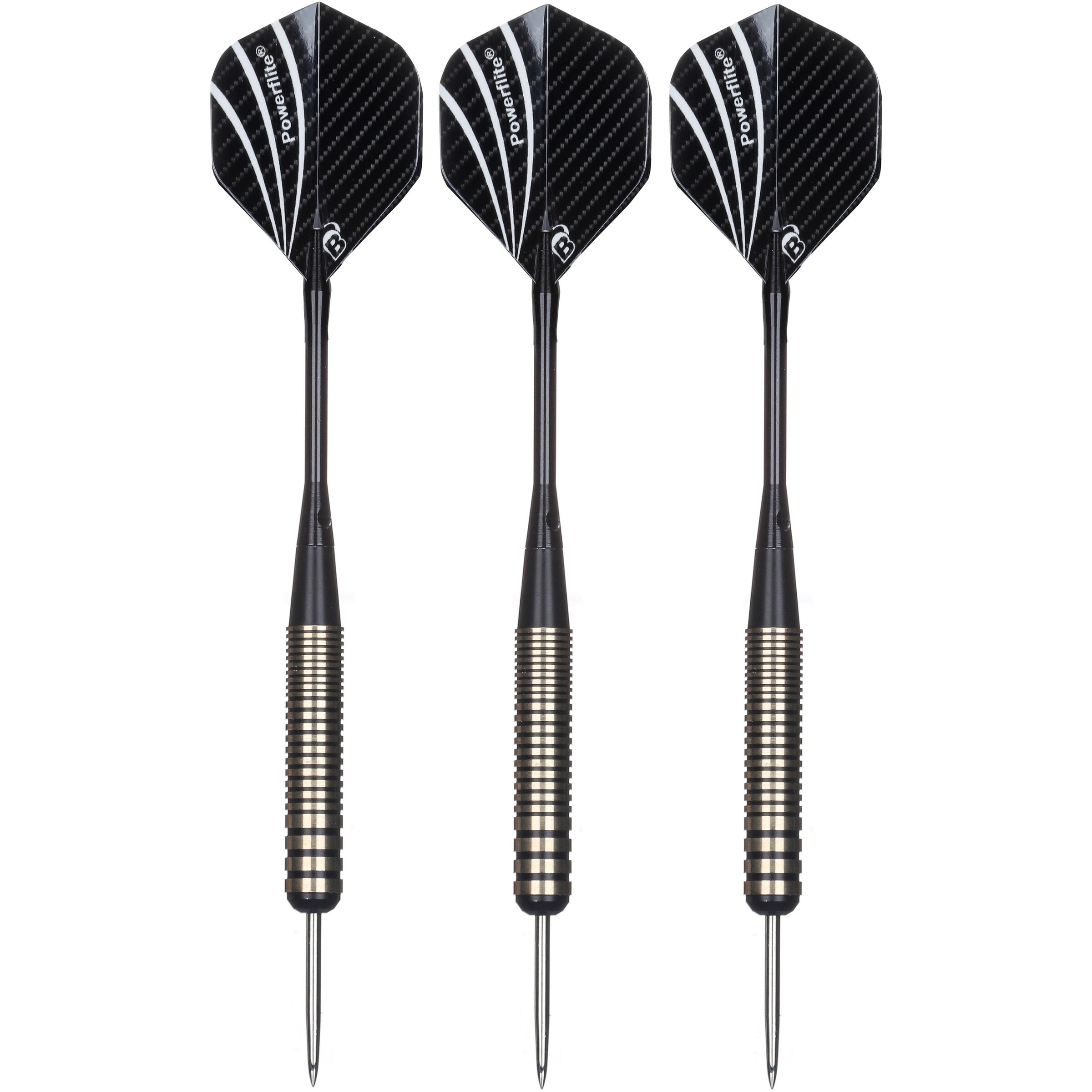 BULL'S Dartpfeil 'Metis' in Schwarz: Vorderseite