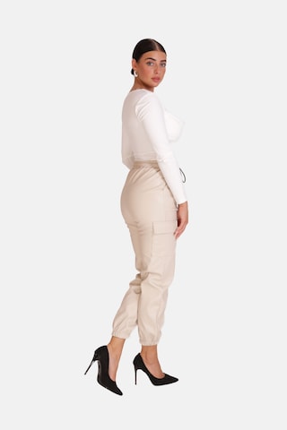 Elara Tapered Byxa i beige