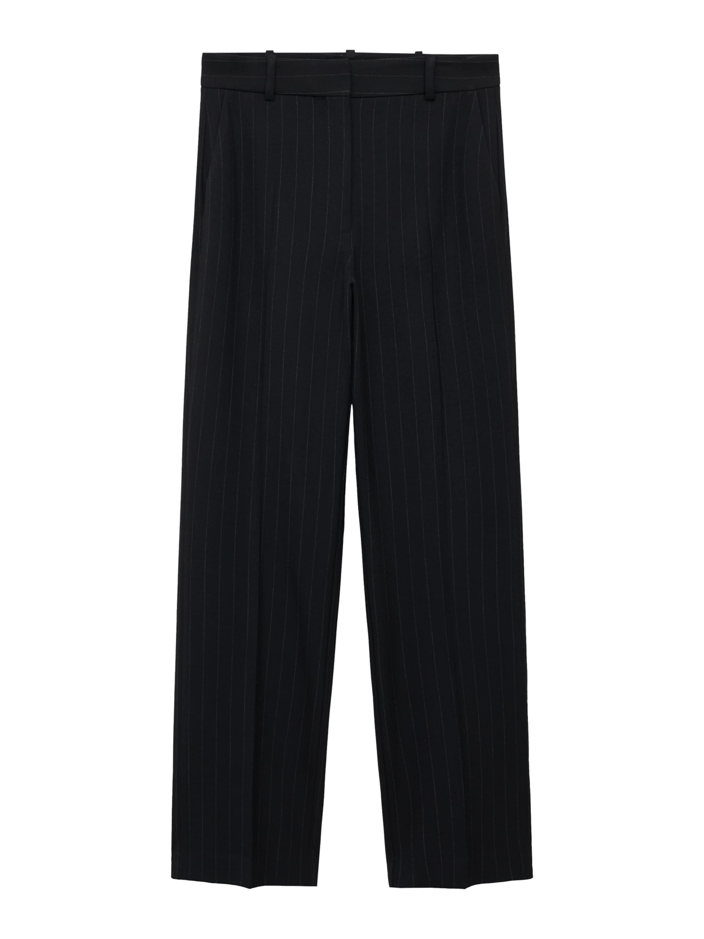 MANGO Pleated Pants 'Bergen' in Blue: front