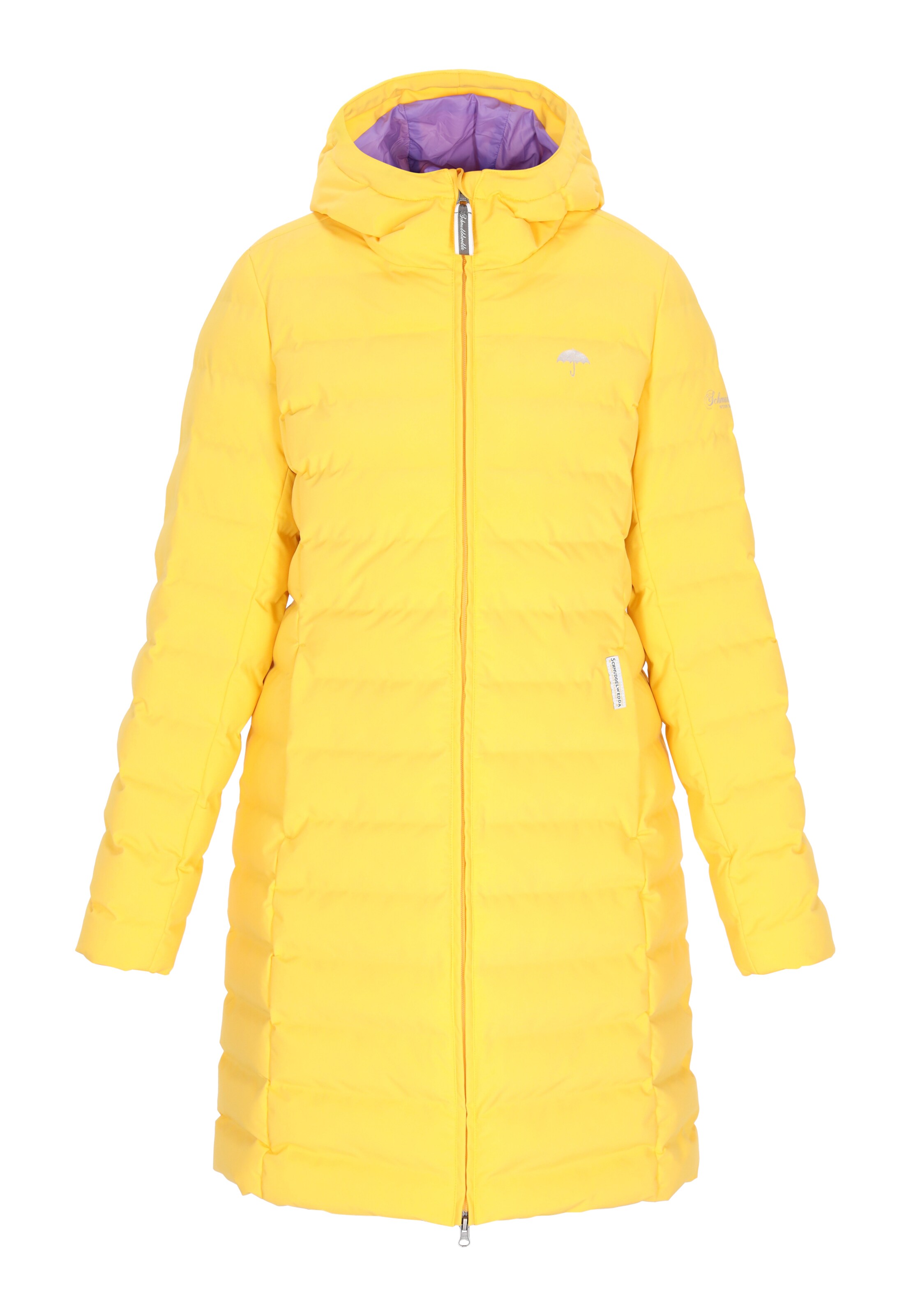 Schmuddelwedda Зимно палто в жълто: отпред