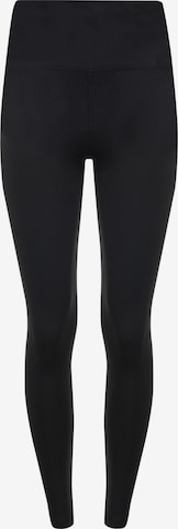 Evoni Leggings 'aus Baumwolle mit hohem Bund' in Schwarz: Vorderseite
