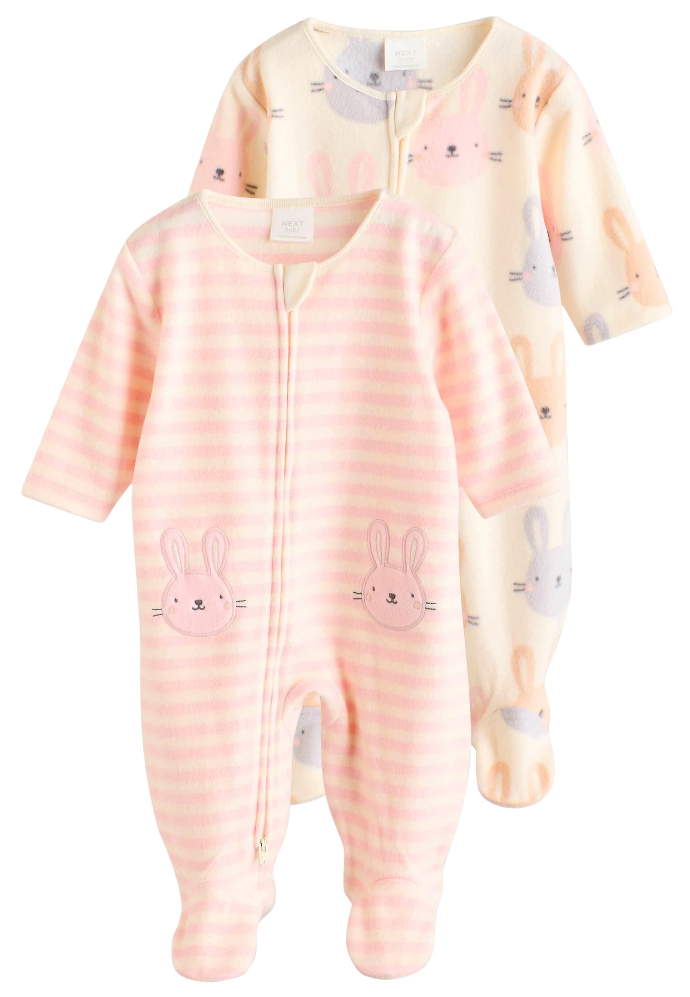 Pijamale de la Next pe roz: față