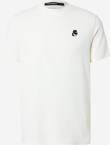 Karl Lagerfeld T-Shirt in Beige: Vorderseite