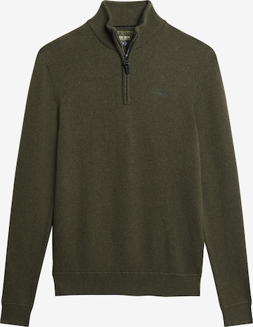 Superdry Pullover 'Essential' in Grün: predná strana