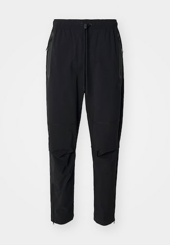 Nike Sportswear Дънки Tapered Leg Панталон в черно: отпред