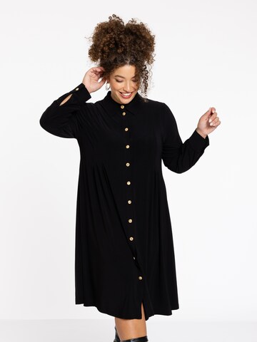 YOEK Kleid in Schwarz: Vorderseite