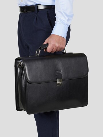 Howard London - Maletín 'Briefcase Bag Eric Black' en negro