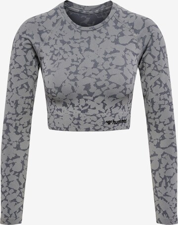 T-shirt fonctionnel Hummel en gris : devant