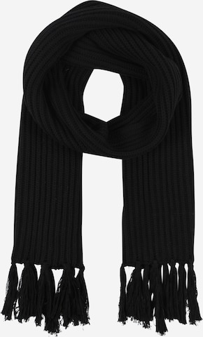 ABOUT YOU x Jaime Lorente Scarf 'Jakob' in Black: front