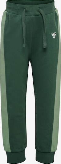 Hummel Trousers in 104 in Neon green / Dark green / White, Item view