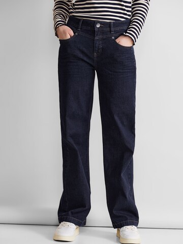 STREET ONE Wide leg Jeans in Blue: front