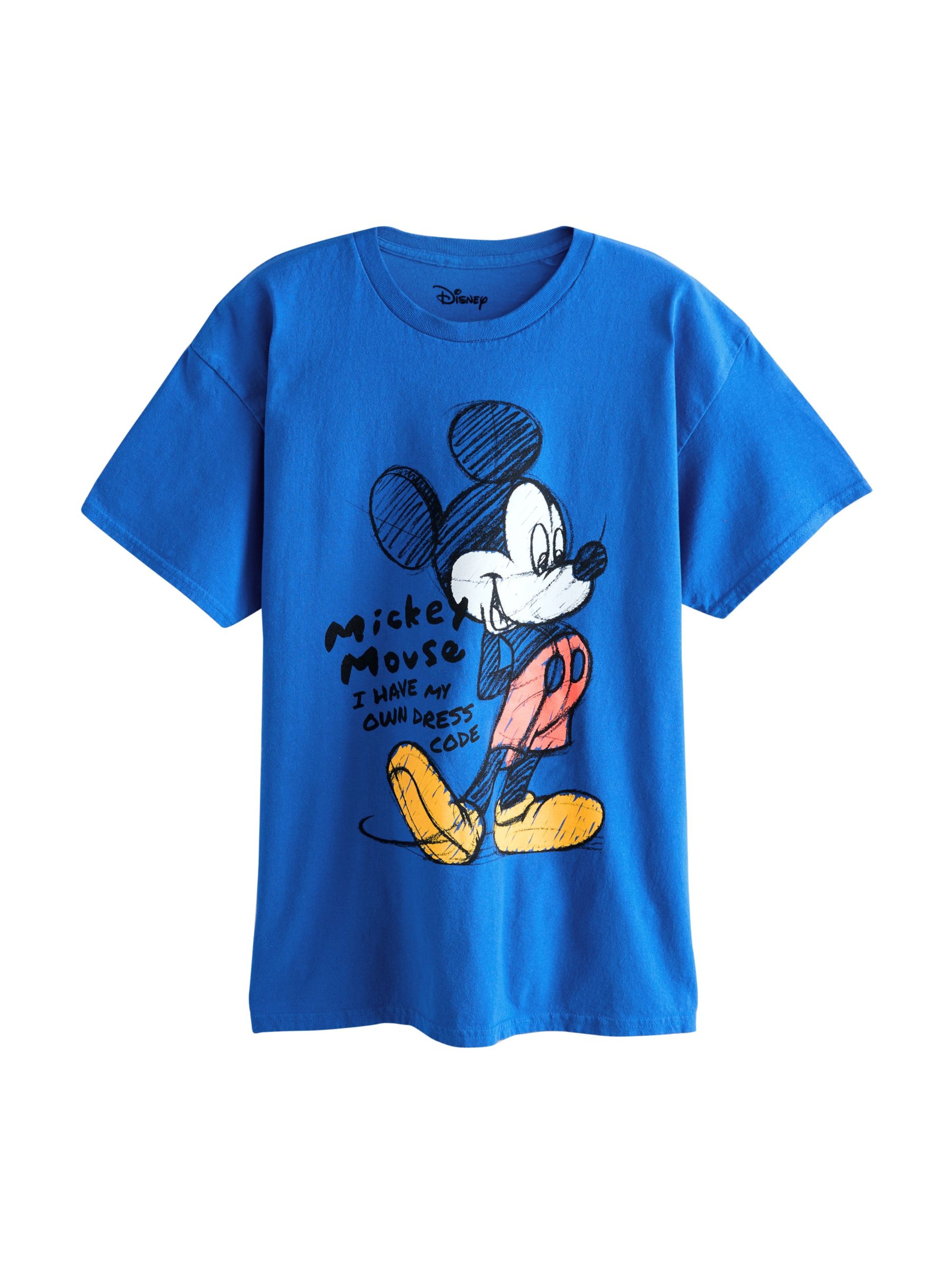 Next - Camisa 'Mickey Mouse' em azul: frente