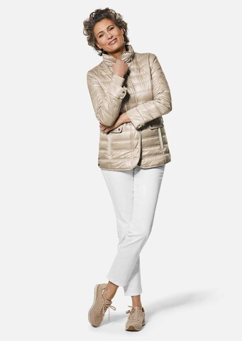 Goldner Übergangsjacke in Beige