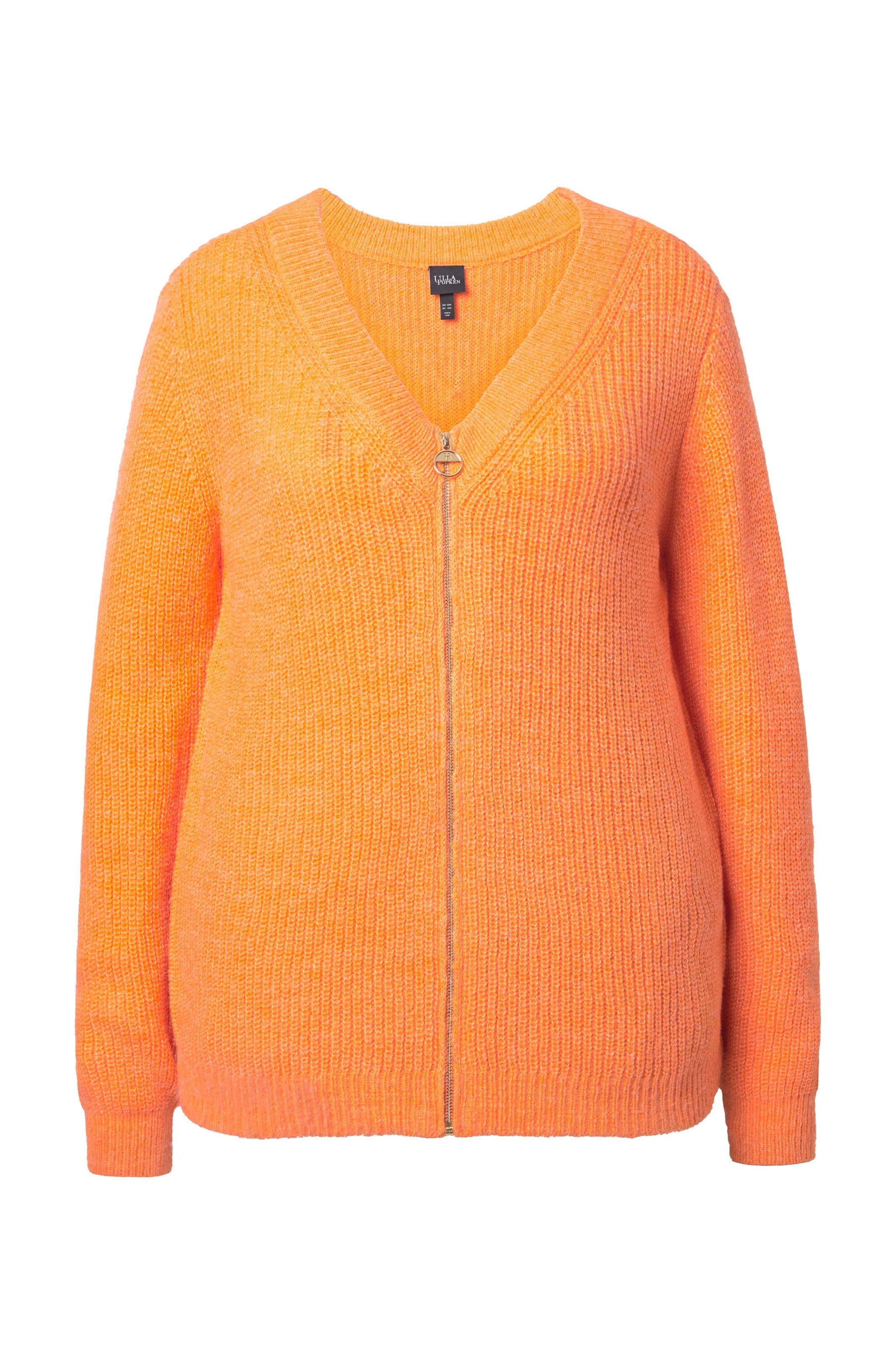 Ulla Popken Knit cardigan in Light orange, Item view