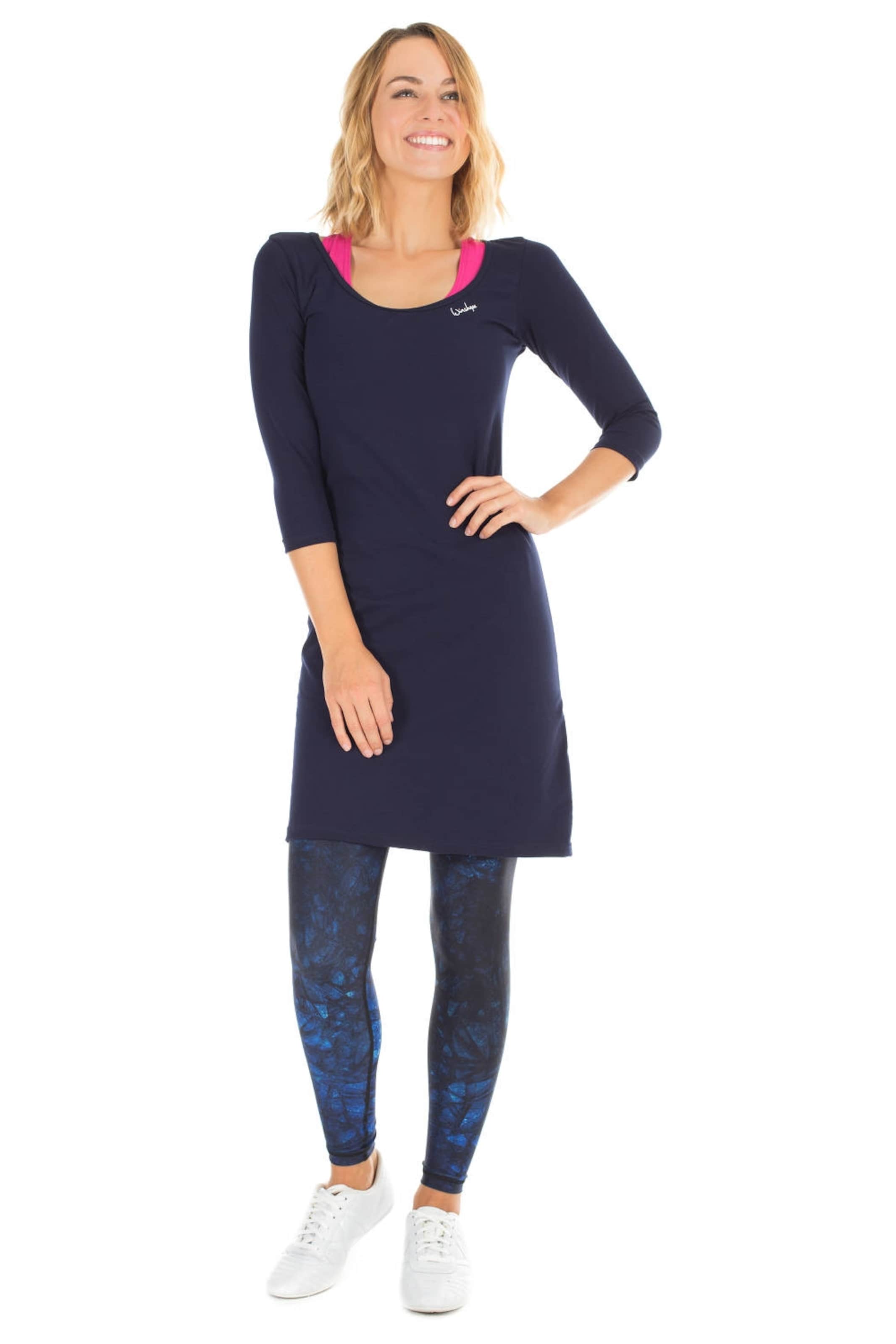 Winshape Skinny Sporthose 'AEL102' in Blau