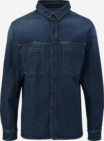 s.Oliver Comfort fit Button Up Shirt in Blue: front