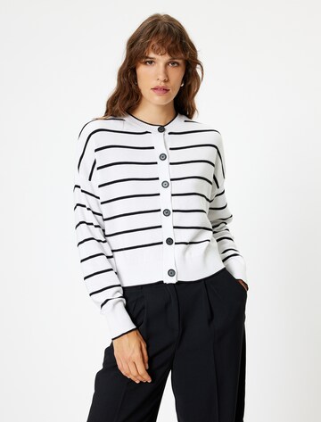 Koton Knit cardigan in Black: front