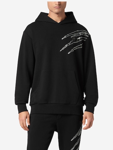 Plein Sport Sweatshirt 'Scratch' in Black