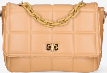 Borsa a mano 'Borsa a mano Solange ecopelle vegana con catena - Diana & Co' di Diana&Co. in marrone: frontale