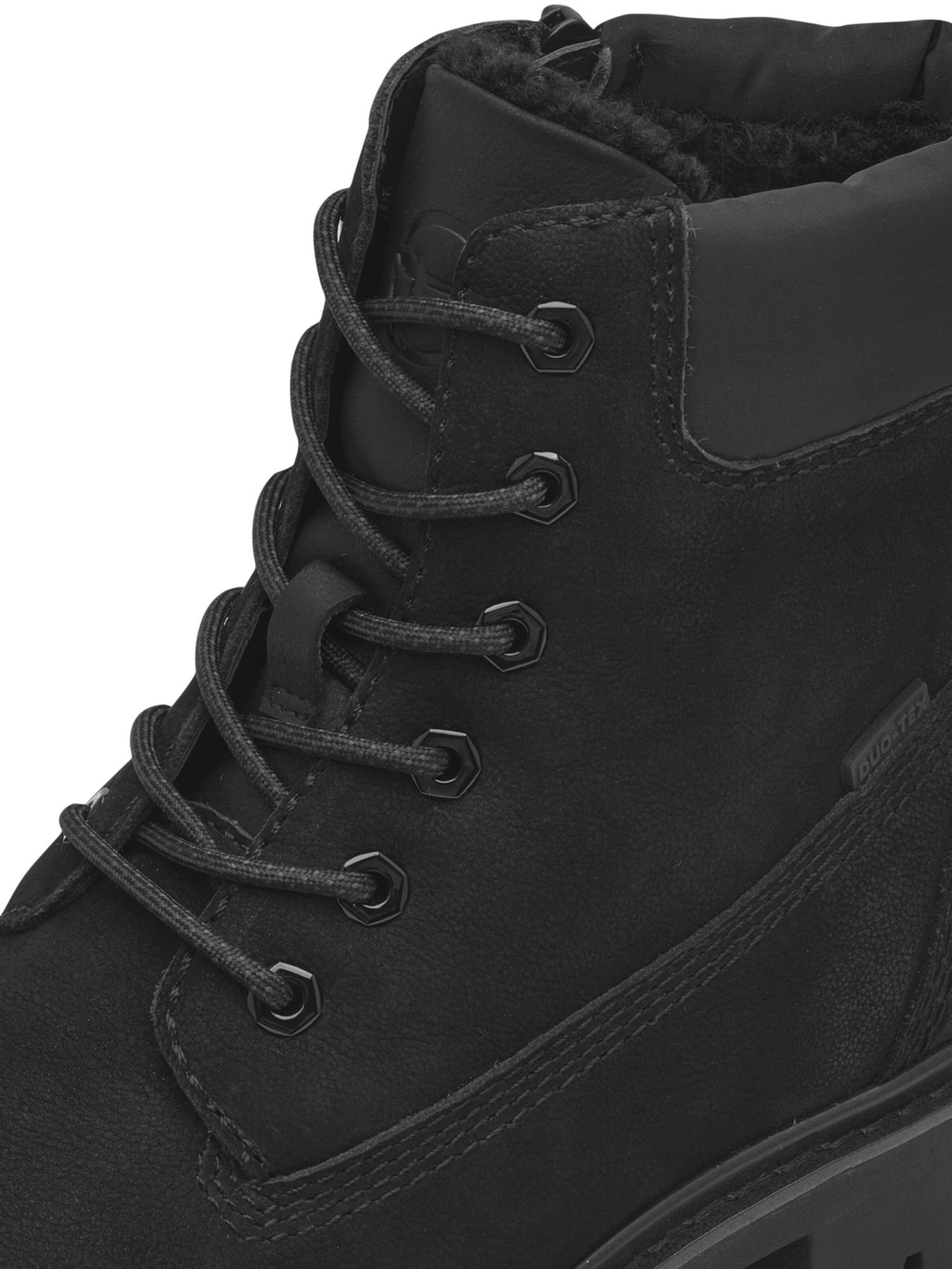 Tamaris Lace-up bootie in Black