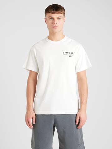 T-Shirt 'PROUD' Reebok en blanc