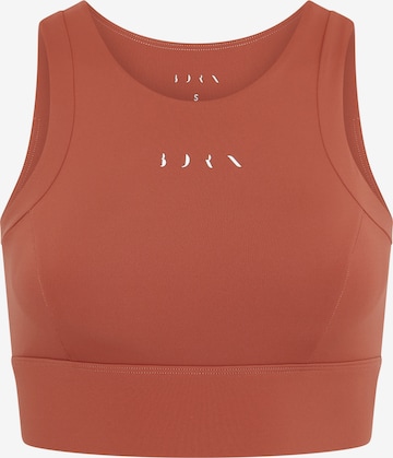 Born Living Yoga Sports bra 'Esme' in Orange: front