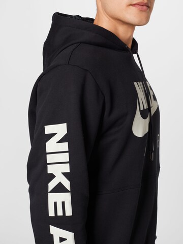 juoda Nike Sportswear Sportinio tipo megztinis