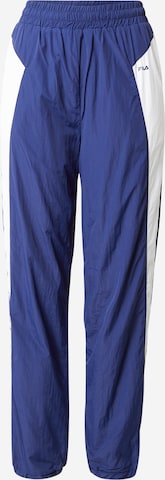 FILA Tapered Broek 'ZARIA' in Blauw: voorkant