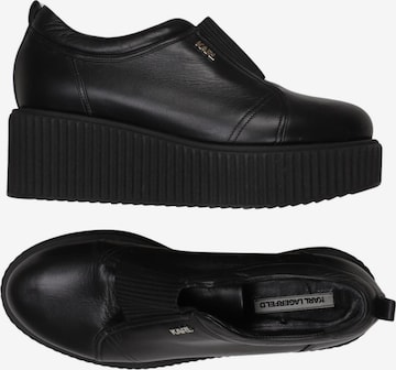 Karl Lagerfeld Halbschuh 38 in Schwarz: Vorderseite
