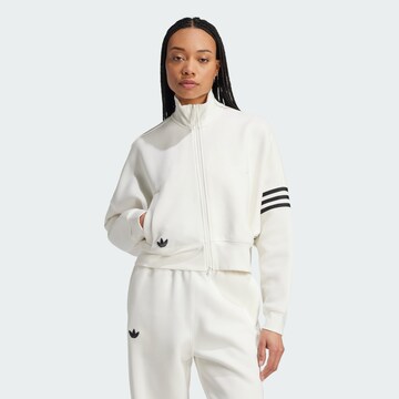 ADIDAS ORIGINALS Sweatjacka 'Neuclassics' i vit: framsida