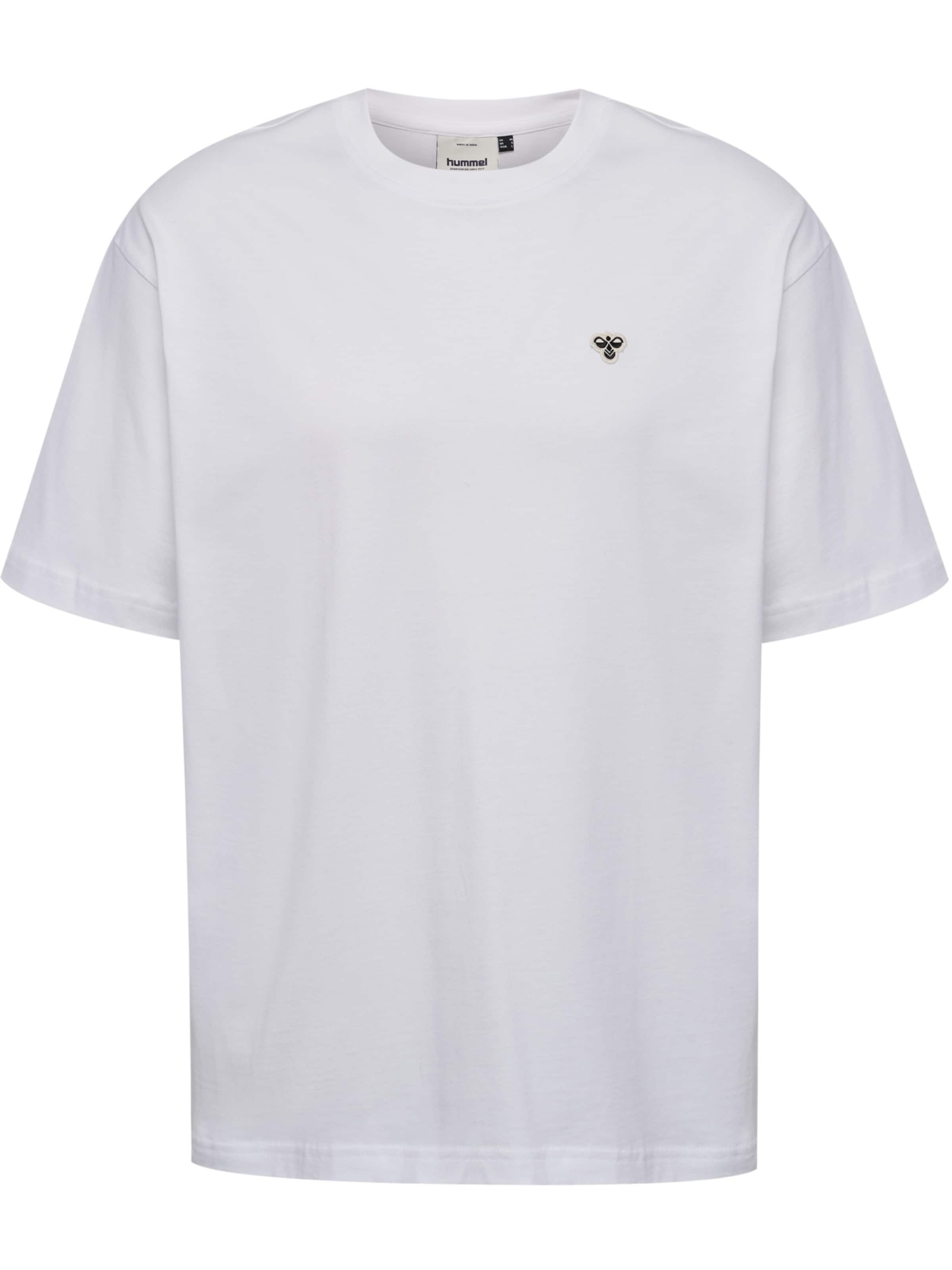 Hummel Shirt in Wit: voorkant