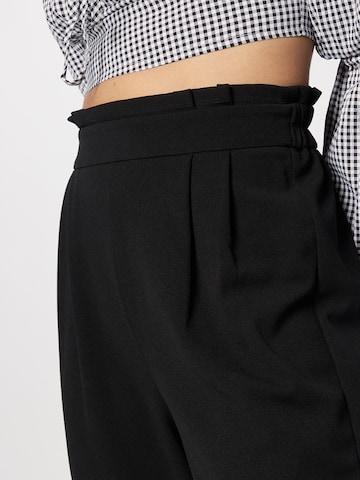 ABOUT YOU Loose fit Pleat-Front Pants 'Mina' in Black