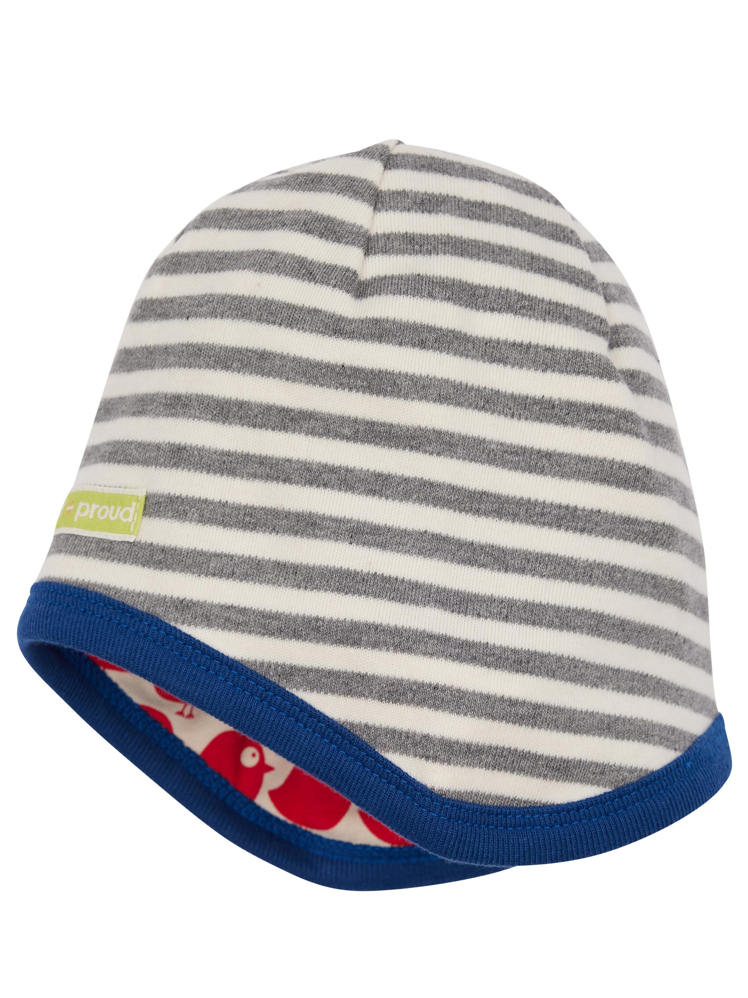 loud + proud Mütze‌ in Grau: Vorderseite