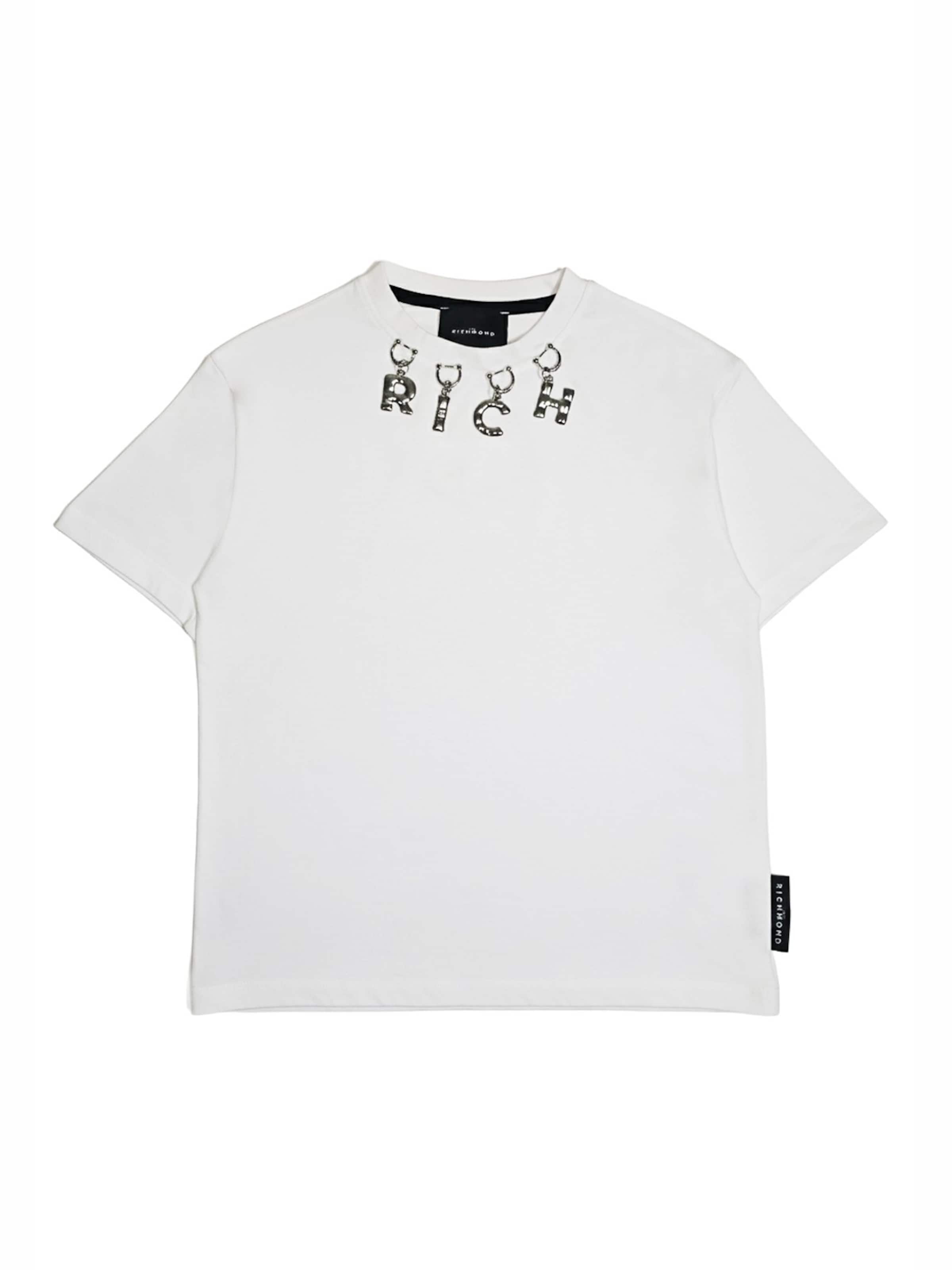 John Richmond Shirt in Wit: voorkant