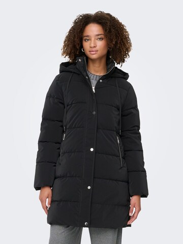 ONLY Vinterfrakke 'SMILLA' i sort: forside