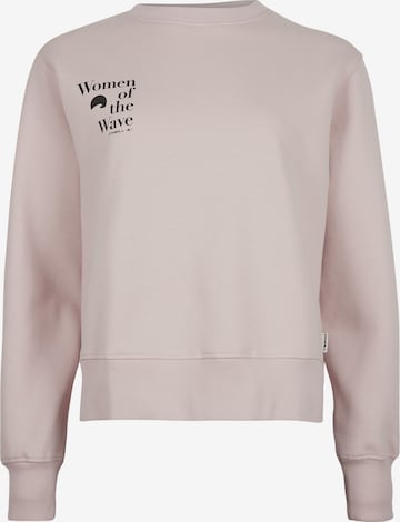 Sweat-shirt 'Women Of The Wave' O'NEILL en rose : devant