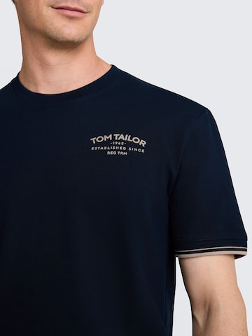 mėlyna TOM TAILOR Marškinėliai