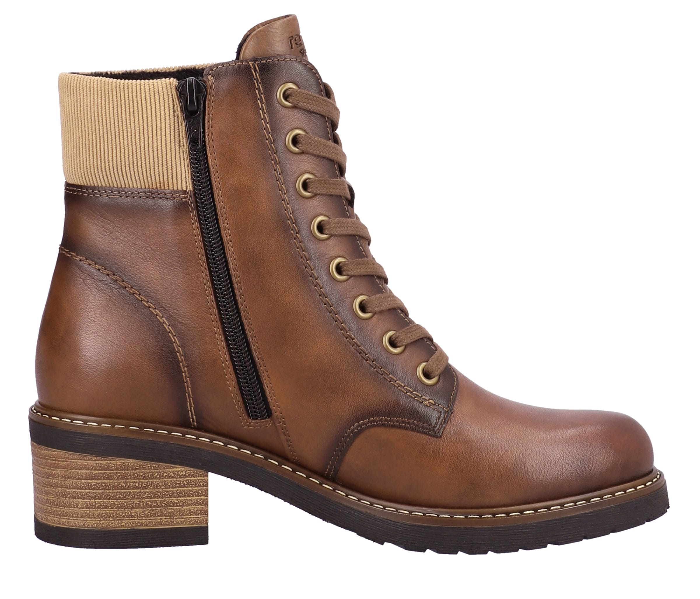 Bottines à lacets REMONTE en marron