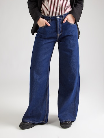 TOPSHOP Wide Leg Farkut 'CLARA' värissä sininen: etupuoli