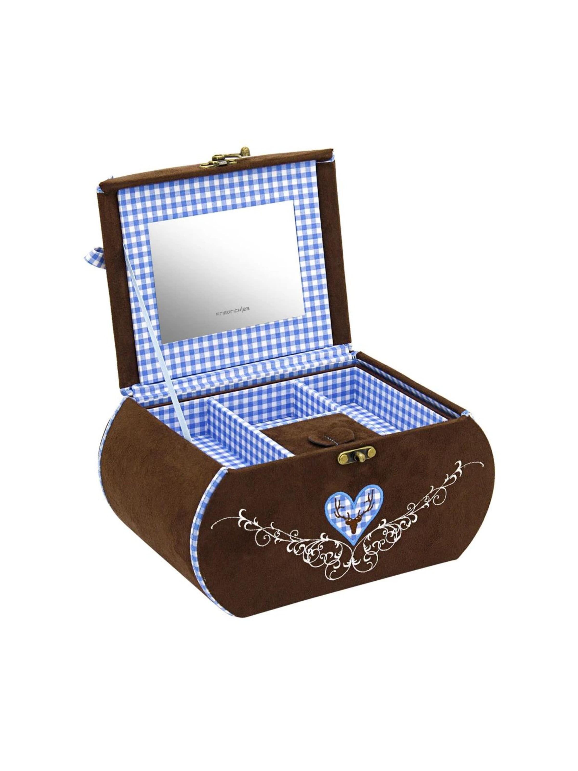 Friedrich23 Etui 'BAVARIA Schmuckkasten' in Blauw
