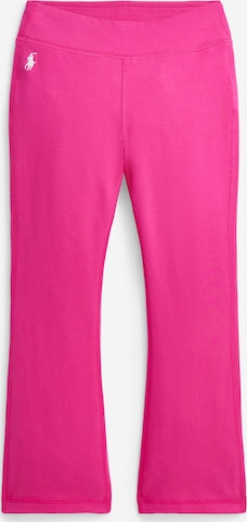 Polo Ralph Lauren Flared Leggings in Pink: front