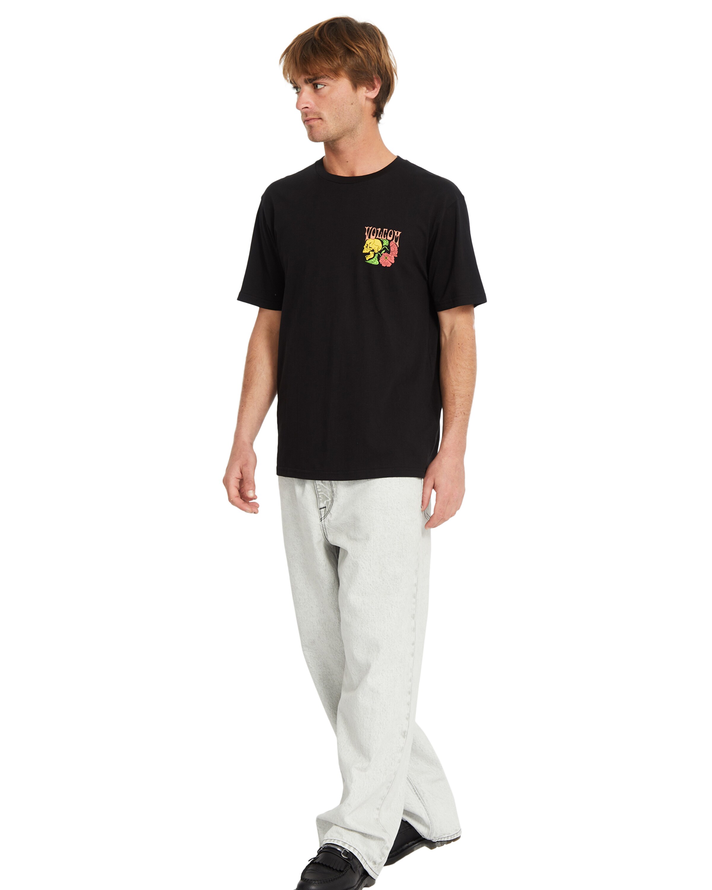 Volcom T-Shirt 'Toofflow' in Schwarz