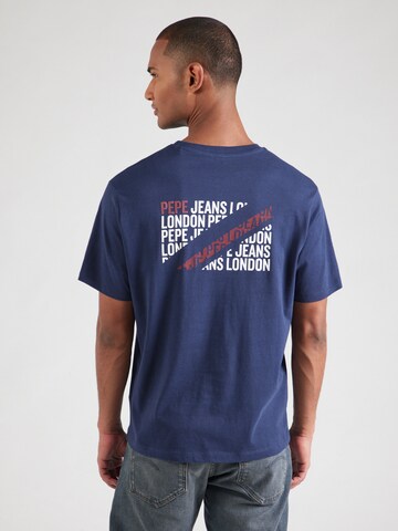 mėlyna Pepe Jeans Marškinėliai: galas
